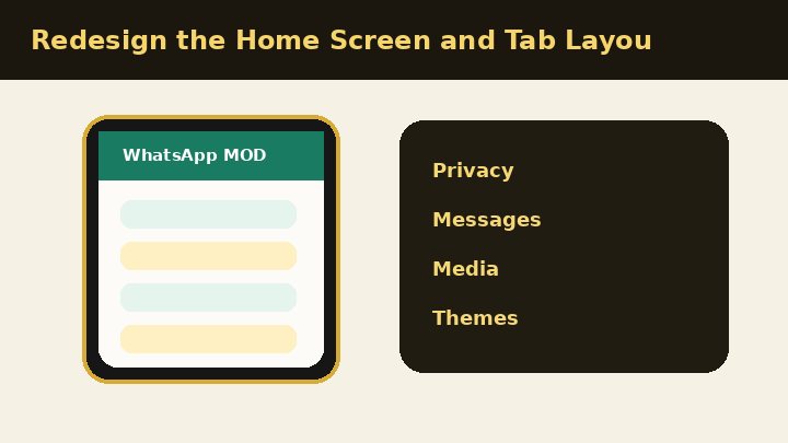 Redesign the Home Screen and Tab Layout