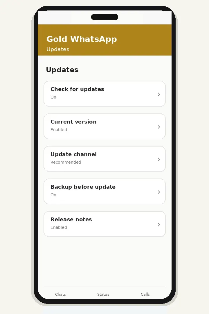 Gold WhatsApp V53.00 Update Gold WhatsApp Without Losing Chats