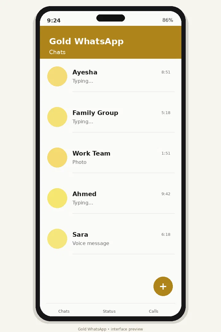 Usar modo fantasma en Gold WhatsApp