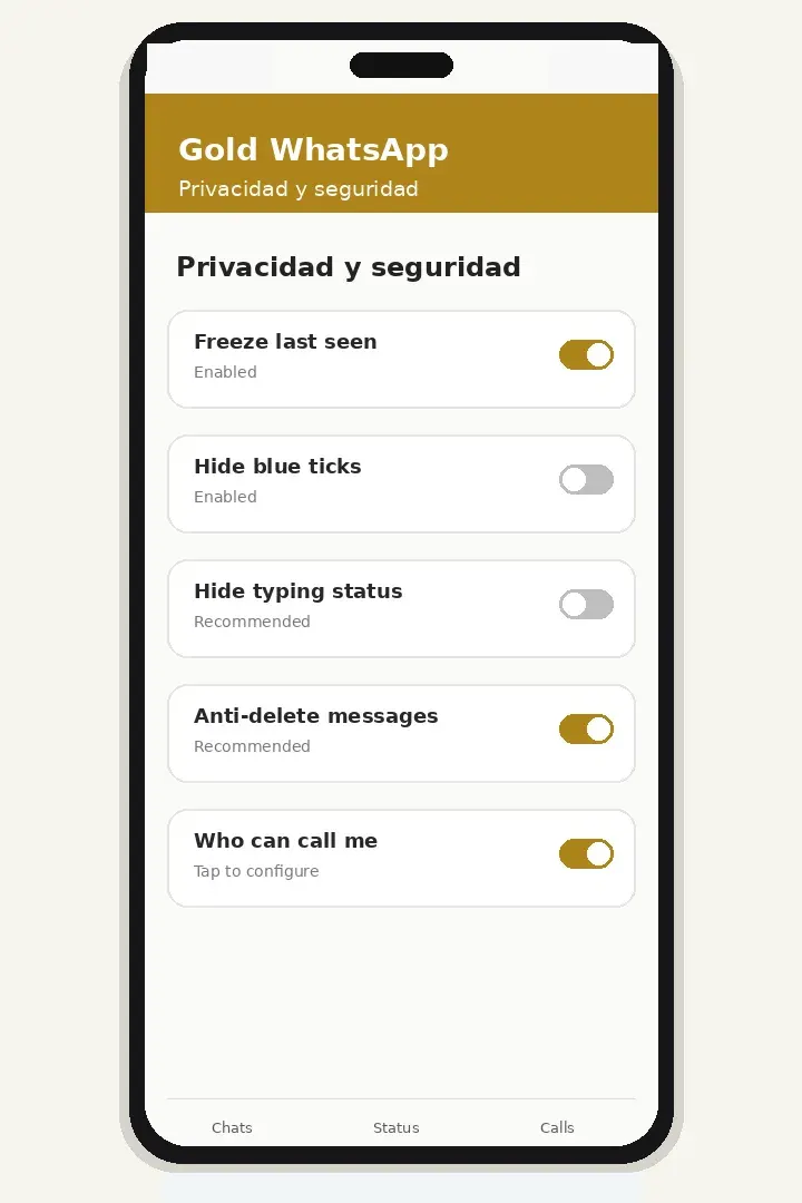 Privacidad y seguridad