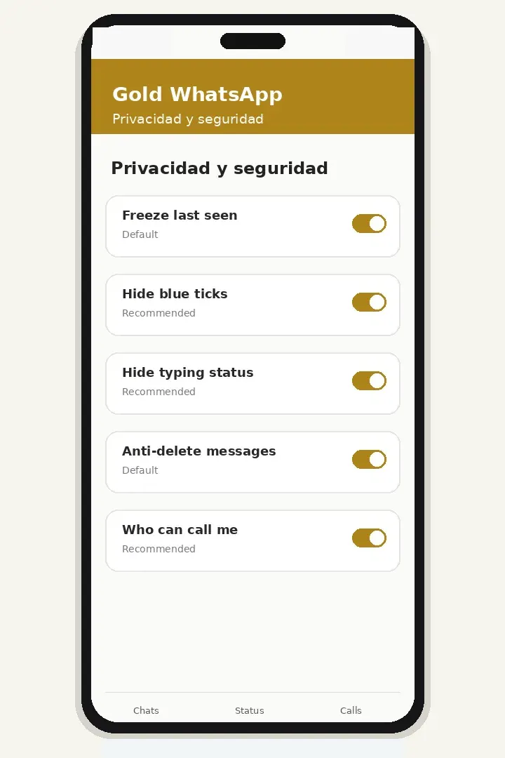 Privacidad y seguridad
