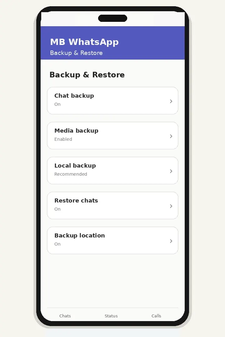 Local Backups