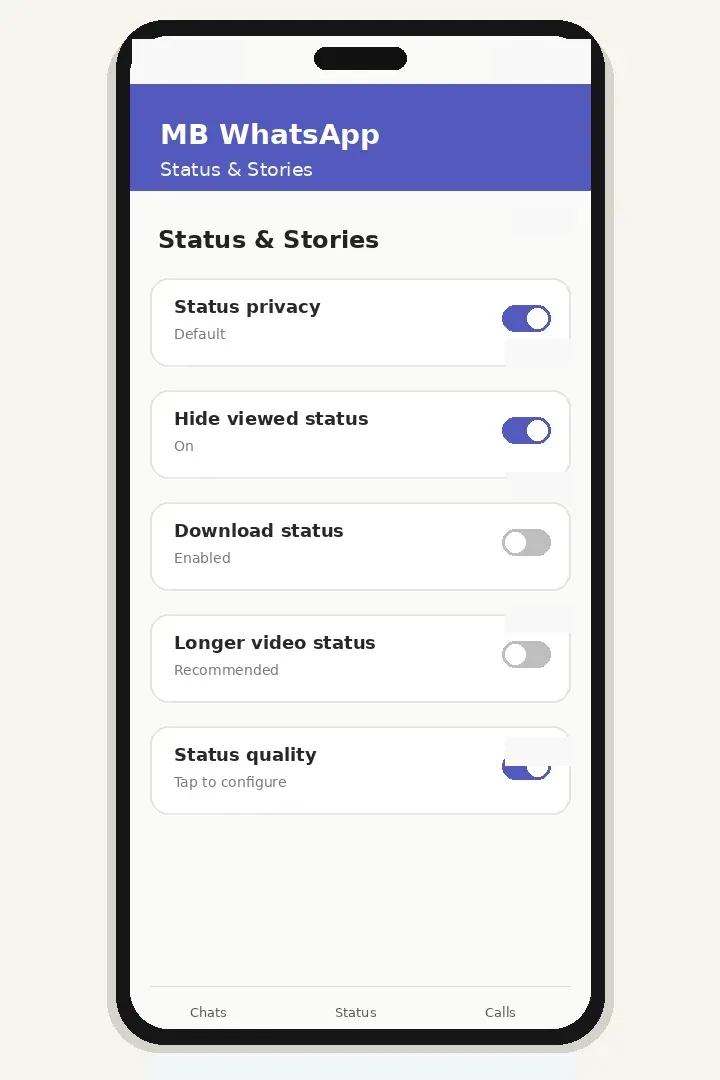 Status Download